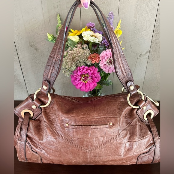 B.Makowsky Vintage Genuine Leather Shoulder Bag - Picture 4 of 15